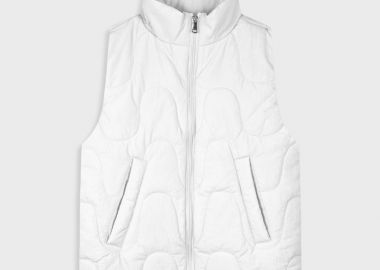 Αμάνικο μπουφάν γιλέκο για κορίτσι | ΛΕΥΚΟ - Energiers - 